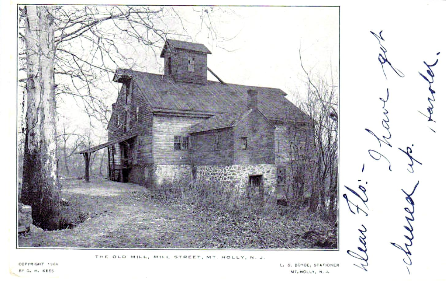 mthllyTheOldGristmillAt Mount Holly Old Pictures of Burlington County Images of Historic